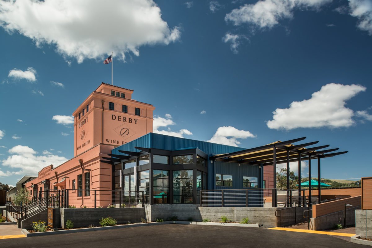 Historic brick building in Atascadero
