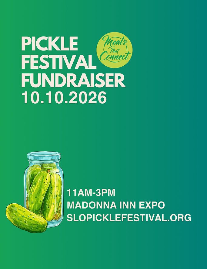 SLO Pickle Festival 2026 fundraiser flyer